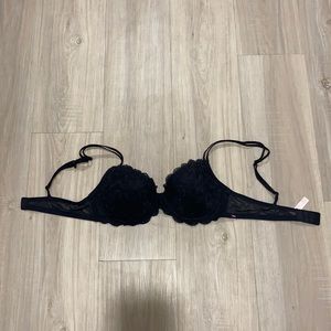 VS PINK black lace 36C bra